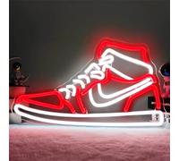 FINOTI Scarpe Pista insegna Neon LED Scarpe Sportive luci Neon Luce Notturna Parete Sneaker Shop Sala Giochi Decorazione sede Sportiva Camera Letto Bar Sala Art,F