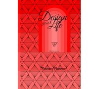 Finouss Planner - NON DATé - A4 - semainier vertical - 24h - 12 mois - motif delta rouge: Design Your Life