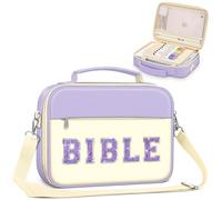 FINPAC Custodia per bibbia con tracolla, borsa per libro della chiesa