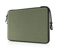 Finpac Custodia rigida portatile MacBook Air M4 2025 M3 2024, MacBook Pro M4/M3/M2/M1 14” A2918 A2992 A2779 A2442, 13'' Air/Pro, impermeabile Dell, computer portatile Surface, HP, Acer, verde oliva