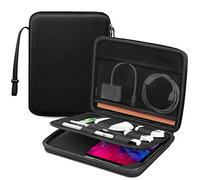 FINPAC Portfolio Borsa per 11" iPad Pro M5/M4 & iPad Air M3/M2 2025-2024, 11" iPad 11 A16 2025, 10,9" iPad Air 5/iPad 10, Tablet Idrorepellente Rigida Custodia con Organizer Supporto per Accessori