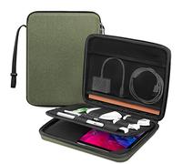 FINPAC Portfolio Borsa per 11" iPad Pro M5/M4 & iPad Air M4 M3 M2 2026-2024, 11" iPad 11 A16 2025, 10,9" iPad Air 5/iPad 10, Tablet Idrorepellente Rigida Custodia con Organizer Supporto per Accessori