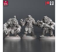 Finstere Troll Miniatura Set Neve Troll Monster Figura per Ttrpg's Come D 5e