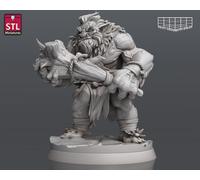 Finstere Troll Miniatura Set Neve Troll Monster Figura per Ttrpg's Come D 5e