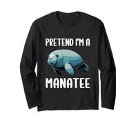 Finta di essere uno zoo lamantino divertente costume di Halloween Maglia a Manica