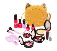 Finta Kit Di Trucco - Set Regalo Cosmetico Principessa Cartone Animato, Box Da Gioco Per Trucco Per Ragazze Vanity | Ruolo Dei Bambini Play Bellezza Set Con Ombretto, Rossetto, Smalto Per Abilità Prat