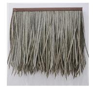 Finta Paglia Palma Thatch Simulazione Artificiale Thatch Tile Finta Lana Paglia PE Plastica Alluminio Lega Tetto Gronda Decorazione Palma Thatch RollSize: 10pcs(Yellow c,4pcs)