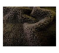 Finta Pelliccia di Pecora Sherpa Tessuto - Cioccolato - Marrone, 1Mtr - 150cmx100cm