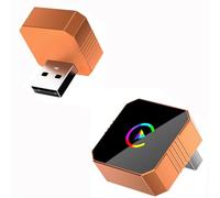 fintaps Mini adattatore wireless CarPlay 2026 per iPhone, 2 in 1 da cablato a wireless per Android e CarPlay Auto, connessione rapida e stabile, senza ritardo per iOS 10+, Android 11+
