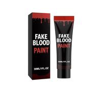Finte sangue lavabili, kit trucco per Halloween e cosplay | Sangue fluido e gel cagliata realistica lavabile, adatto per il trucco effetti speciali, zombi e vampiri.