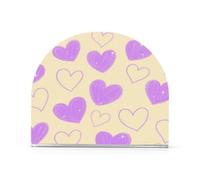 Finti Glitter Paillettes Cuore Giallo Acrilico fioritura portatovaglioli per tavolo, cucina freestanding tavolo tovagliolo dispenser arredamento casa per Farmhouse Cocktail
