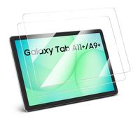FINTIE 2 Pezzi Vetro Temperato Pellicola per Samsung Galaxy Tab A11+ Plus 11" 2025 /Tab A9+ Plus 11 Pollici 2023 - [Senza Bolle] [Antigraffio] 9H Trasparente Protezioni Schermo Pellicola Protettiva