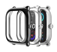 FINTIE 3 Pezzi Cover per Amazfit GTS 2 Mini/Bip U Pro, Protezione Morbide TPU Custodia con Pellicola Protettiva
