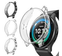Fintie 3 Pezzi Cover per Garmin Venu 3s (41mm), Protezione Morbide TPU Custodia con Pellicola Protettiva