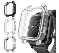 Fintie 3 Pezzi Cover per Garmin Venu Sq/Sq 2/Sq 2 Music, Protezione Morbide TPU Custodia con Pellicola Protettiva