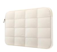 FINTIE Borsa Laptop Portatile Compatibile con MacBook Air 13.6 Pollici M5/M4/M3/M2 (2026/2025/2024/2022), MacBook Air 13.3” (2020-2018), Pro 13 (2022-2016), Borsa Leggera con Fodera Morbida, Beige