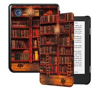FINTIE Custodia per 6'' Kobo Clara Colour (2024) / Kobo Clara BW (2024) / 2E (2022) eReader, Sottile Leggero Cover Protettivo in Similpelle con Auto Sveglia/Sonno, Biblioteca