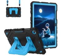 FINTIE Cover per Bambini per Samsung Galaxy Tab A11+ / A9+ 11" (2025/2023) | Antiurto Robusta Custodia Protettiva Cover con Supporto e Tracolla, Nero+Blu