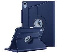 FINTIE Custodia per iPad (A16) 11ª Generazione 11" (2025) / iPad 10ª Generazione 10.9" (2022) con Pencil Holder, 360 Gradi di Girevole Cover Case con Auto Sveglia/Sonno, Blu Scuro