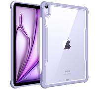 FINTIE Antiurto Custodia per iPad Air 5a Generazione (2022) / 4a Generazione (2020) 10.9 Pollici - Sottile Case Posteriore Trasparente Cover con Bordo in Morbido TPU, Lilla Viola