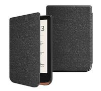 FINTIE Cover per Pocketbook Touch HD 3 / Lux 4&5 / Basic Lux 2 / Color 2020 | Sottile Leggero Custodia Protettivo con Auto Sveglia/Sonno, Nero