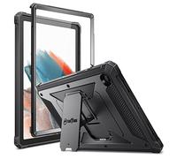 FINTIE Antiurto Cover per Samsung Galaxy Tab A8 10.5'' 2021 SM-X200/X205 - [Doppio Strato] Robusto Unibody Hybrid Protettivo Kickstand Custodia con Proteggi Schermo Incorporat, Nero