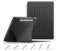 FINTIE Cover per Samsung Galaxy Tab S10 Lite/S10 FE/S9 FE 10.9" & S9 11" | con S Pen Portapenne, Multi-angolo Custodia Protettiva in TPU Morbido con Supporto Magnetico, Nero