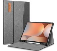 FINTIE Cover per Samsung Galaxy Tab S10+ Plus/S9 FE+ Plus/S9+ Plus - 12.4" | con S Pen Holder - Multi-angli Protettiva Custodia con Tasca Auto Sveglia/Sonno, Grigio