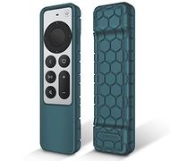 Fintie Cover Telecomando Compatibile con Apple TV 4K Siri Remote 3a Generazione (2022) e 2a Generazione (2021), Custodia in Silicone Antiurto Antiscivolo Leggera