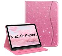 FINTIE Custodia a libro per iPad Air 11" e iPad Air 5a/4a generazione 11" | Custodia protettiva multi-angolo con portapenne e tasca, protezione angolare, accensione e spegnimento automatico
