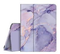 Fintie Custodia a libro per iPad Air 13" (M3) 2025, (M2) 2024 - Custodia posteriore intelligente in pelle vegana di alta qualità con supporto per matite, accensione e spegnimento automatico, marmo