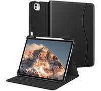 Fintie Custodia a libro per iPad Pro 13" (M5) 2025 / (M4) 2024, custodia magnetica multi-angolo intelligente con supporto per matita e tasca integrati, funzione sleep/wake automatica, nera