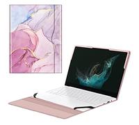 Fintie Custodia a tasca per Samsung Galaxy Book3 360 NP730QFG/Galaxy Book2 Pro 13 NP930XED/Galaxy Book2 Pro 360 NP930QED/Galaxy Book2 360 NP730QED/Galaxy Chromebook 13 XE930QCA, effetto marmo
