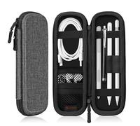 FINTIE Custodia Compatibile con Apple Pencil Pro e Apple Pencil (USB-C) e 2ª/1ª Gen - Slim Case Built-in Tasca Slot Compatibile con Apple Pen, Cavo USB, Samsung Stylus, Grigio