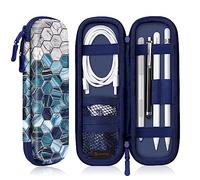 FINTIE Custodia Compatibile con Apple Pencil Pro e Apple Pencil (USB-C) e 2ª/1ª Gen - Slim Case Built-in Tasca Slot Compatibile con Apple Pen, Cavo USB, Samsung Stylus, Agate