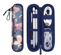 FINTIE Custodia Compatibile con Apple Pencil Pro/(USB-C)/Apple Pencil 1a/2a Gen - AntiGraffio Neoprene Morbido Borsa Trasporto Sleeve Pouch per Samsung Stylus & Surface Pen, Hibiscus