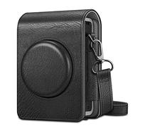 FINTIE Custodia Compatibile con Fujifilm Instax Mini EVO Fotocamera Istantanea - Protettiva Case Borsa in Similpelle con Tracolla Regolabile, (*Nero)