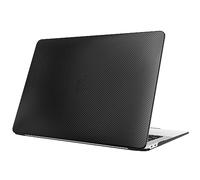 FINTIE Custodia Compatibile con MacBook Air 13 2020/2019/2018 (A2337 M1 / A2179 / A1932) - Cover Rigid Protettivo Guscio Rigido Case, Nero Ripple