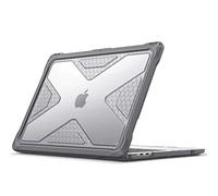 FINTIE Custodia Compatibile con MacBook Air 13.6 Pollici M4/M3/M2 (2025/2024/2022, A3240/A3113/A2681), Antiurto Robusto Case con Bordo in TPU, Grigio