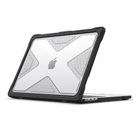 FINTIE Custodia Compatibile con MacBook Air 13.6 Pollici M4/M3/M2 (2025/2024/2022, A3240/A3113/A2681), Antiurto Robusto Case con Bordo in TPU, Nero