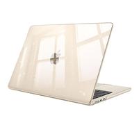 FINTIE Custodia Compatibile con MacBook Air 13.6 Pollici M5/M4/M3/M2 (2026/2025/2024/2022, A3449/A3240/A3113/A2681) - Cover Rigid Protettivo Guscio Rigido Case, Glittering Galassia