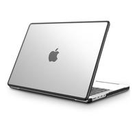 FINTIE Custodia Compatibile con MacBook Pro 14" M5 M4 M3 M2 M1 Pro/Max (2025-2021, A3434 A3112 A3401 A3185 A2992 A2918 A2779 A2442), Opaca Trasparente Cover con Bordo in TPU Case, Trasparente