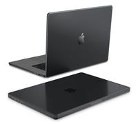 FINTIE Custodia Compatibile con MacBook Pro 16" (2024-2021) M4 M3 M2 M1 Pro/Max - [100% Colore Ufficiale] Sottile Cover Rigida Opaca Trasparente Anti-Impronte Case, Nero