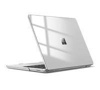 FINTIE Custodia Compatibile con 12,45 Pollici Microsoft Surface Laptop Go 3/2 /1 (2023& 2022& 2020) - Cover Rigid Protettivo Guscio Rigido Case, Trasparente