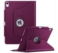 Fintie - Custodia girevole a 360 gradi per iPad Air da 13" (M3) 2025 (M2) 2024, protettiva, con portapenne, supporto e funzione di accensione e spegnimento automatici, viola