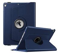 Fintie Custodia rotante per iPad Air (3a generazione) 10,5" 2019/iPad Pro 10,5" 2017 con portamatite integrato, custodia protettiva con supporto girevole a 360 gradi, auto sleep/wake (blu navy)
