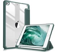 Fintie Custodia ibrida sottile per iPad Mini 5 2019/iPad Mini 4 - [supporto penna integrato] Cover resistente agli urti con cover posteriore trasparente trasparente per iPad Mini 5a generazione 7,9",