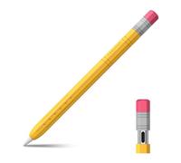 FINTIE Custodia in Silicone Compatibile con Apple Pencil (USB-C), Leggero Protettivo Cover Case Antiscivolo Pencil Holder, Supporta Attacca Magnetico, Arancio