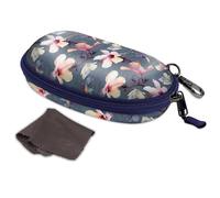 FINTIE Custodia Occhiali da Sole, Porta Rigida Occhiali da Sole in EVA con Moschettone, Grande Portaocchiali Astuccio per Uomo Donna