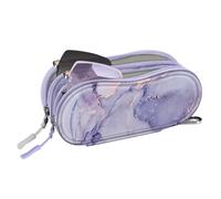 FINTIE Custodia Occhiali Morbida, Doppio Scomparto Porta Occhiali da Sole con Cerniera per Donna Uomo